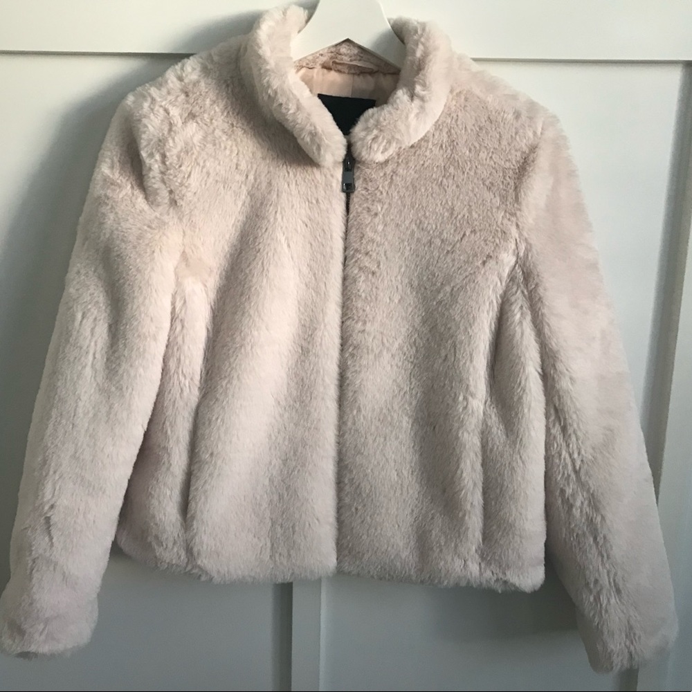 LIKE NEW - Banana Republic Faux Fur Jacket